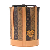 LOUIS VUITTON ルイヴィトン モノグラム ストライプ ランドネメッセンジャー NIGOコラボ ブラウン M45968 メンズ モノグラムストライプキャンバス ショルダーバッグ 新同 中古 銀蔵