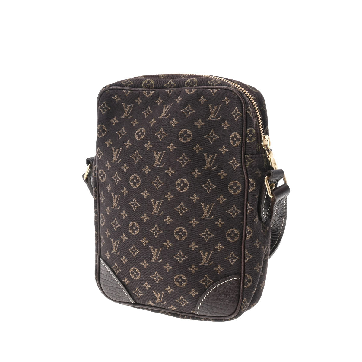 LOUIS VUITTON ルイヴィトン モノグラム ミニラン ダヌーブ エベヌ M95228 レディース モノグラムミニラン ショルダーバッグ  Bランク 中古 銀蔵