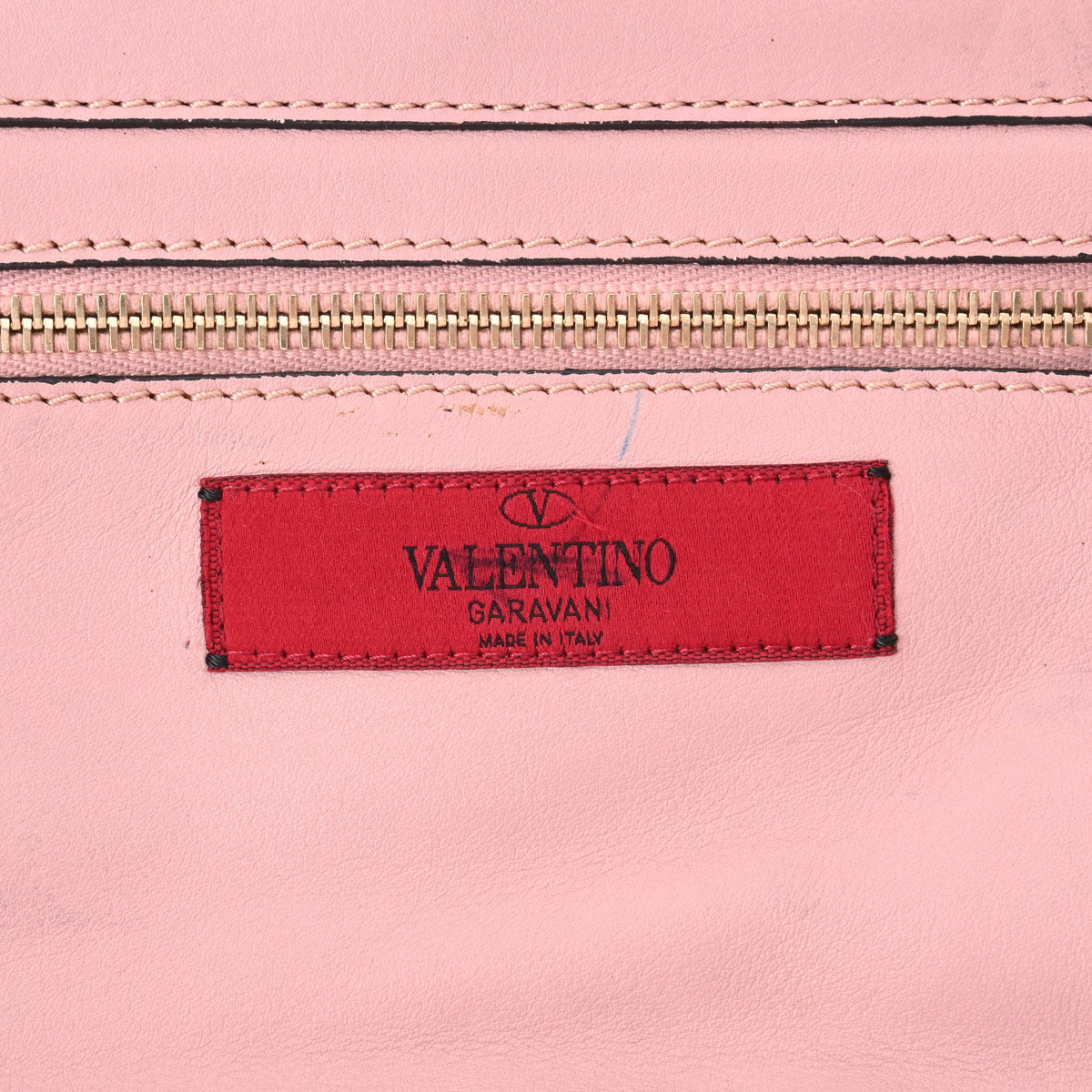 VALENTINO ヴァレンチノ ロック スタッズ レインブーツ 長靴 赤