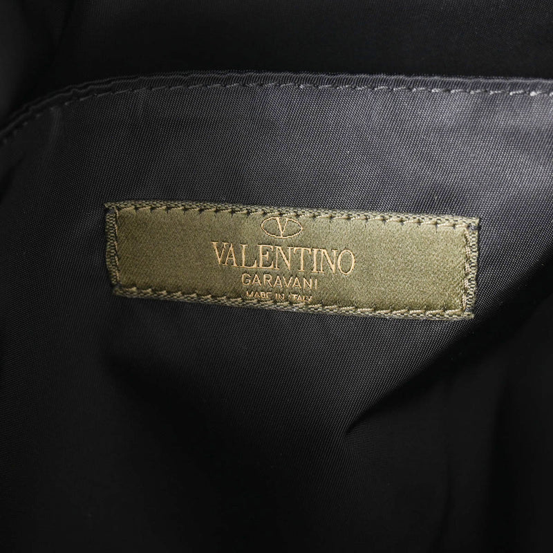 Valentino ヴァレンチノ カモフラ バックパック グリーン メンズ ナイロン リュック・デイパック Aランク 中古 銀蔵