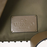 Valentino ヴァレンチノ ロックスタッズ バックパック カーキ メンズ ナイロン リュック・デイパック Aランク 中古 銀蔵