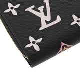 LOUIS VUITTON ルイヴィトン モノグラム ワイルドアットハート ジッピーウォレット ブラック M80683 レディース モノグラムキャンバス 長財布 Aランク 中古 銀蔵