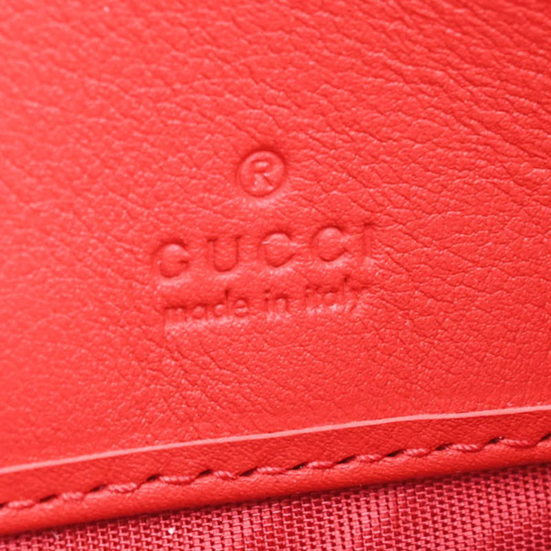 GUCCI グッチ 二つ折り長財布 アップル柄 ベージュ ゴールド金具 624878 ユニセックス キャンバス 長財布 新同 中古 銀蔵