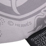 HERMES エルメス ツイリー Ex-Libris Les Parisiennes グリスペール/ジョーヌスフレ レディース シルク100％ スカーフ Aランク 中古 銀蔵