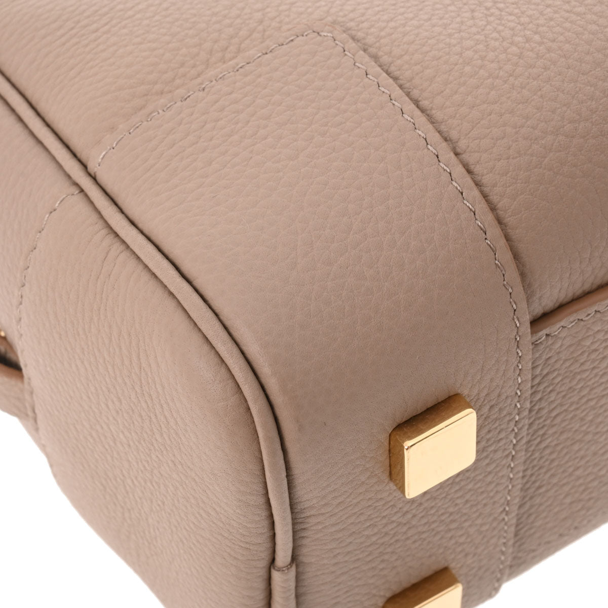 LOEWE アマソナ　ベージュ レザー ハンドバッグ ロエベアマソナ23 ベージュ ゴールド金具 レディース レザー