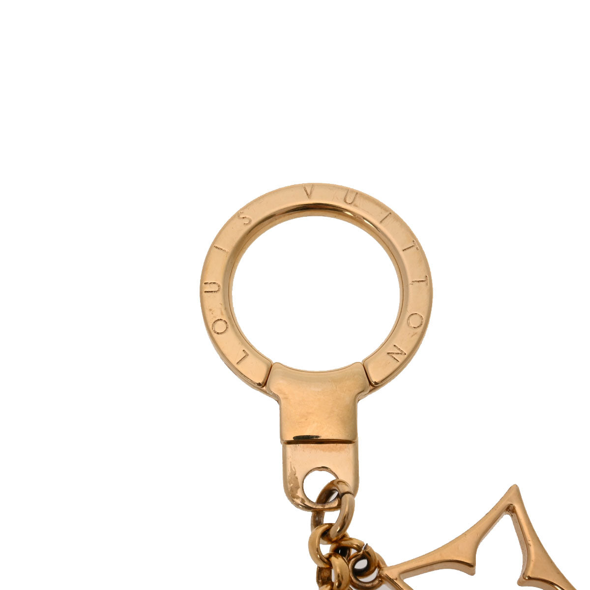 ルイヴィトンフルールドゥモノグラム バッグチャーム ゴールド