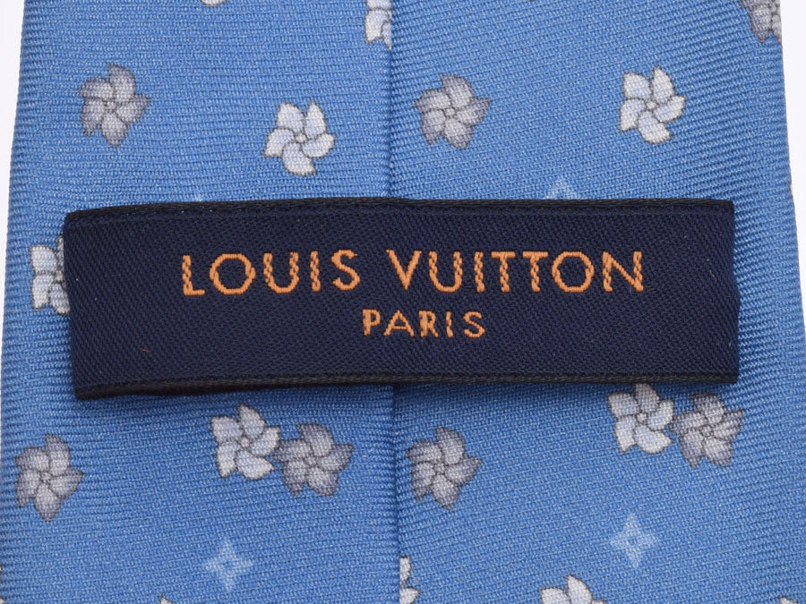 中古 ルイヴィトン ネクタイ クラヴァット LV ブルー系 シルク100％ M70181 未使用 LOUIS VUITTON 銀蔵 – 銀蔵オンライン