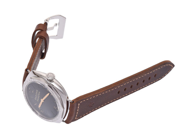 沛纳海Radiomir 3 Days Black Dial PAM00685 Acchaio World Limited 1000 Men's SS / Leather Hand-wound Clock Unused Beautiful Item OFFICINE PANERAI Box Used Ginzo