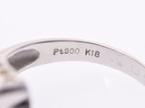 リング レディース PT900/K18YG トルマリン1.87ct ダイヤ0.115ct 4.6g #12.5 指輪 Aランク 美品 中古 銀蔵