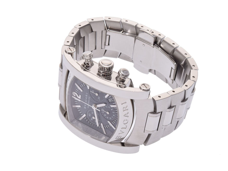 Bvlgari Ashoma 44 Chrono Blue Gray Dial AA44SCH Men's SS Automatic