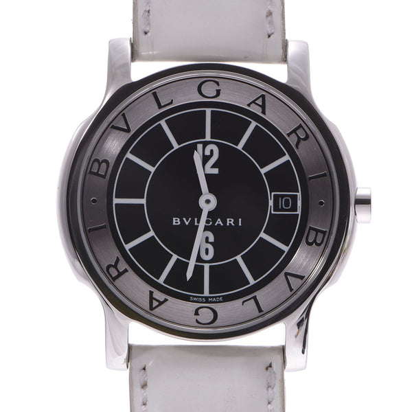 BVLGARI Bvlgari Solo Tempo 35 Unisex SS/Leather Watch ST35S Used
