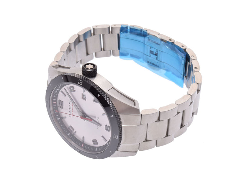 MONTBLANC モンブラン タイムウォーカー デイト 裏スケ 116057 メンズ SS 腕時計 自動巻き シルバー文字盤 新品 銀蔵