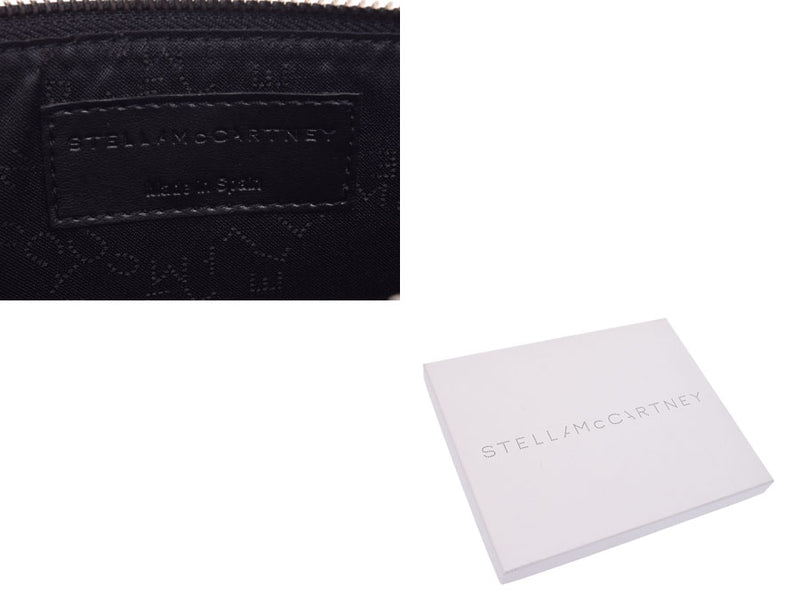 Stella McCartney Clutch Bag Star Black Ladies Calf Shindo Good Condition STELLA McCARTNEY Box Used Ginzo