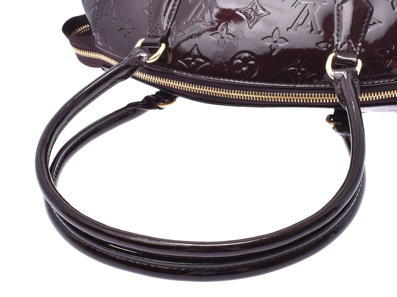 Louis Vuitton VERNIS Sherwood PM amaranth m91493 ladies handbags a