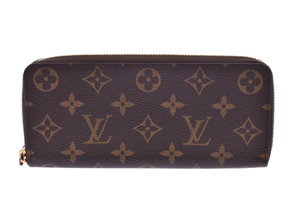 Louis Vuitton Monogram Portofeuille Clemence Fuchsia M60742 Women's Genuine Leather Long Wallet A Rank Good Condition LOUIS VUITTON Used Ginzo