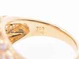 クイーン リング #11 レディース ダイヤ YG 6.8g 指輪 Aランク 美品 Queen 中古 銀蔵