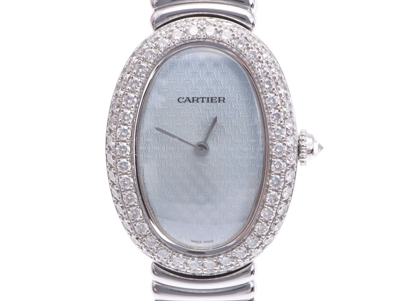 CARTIER CARTIER, Bénuire, WG, the clock, the cuts, the clock, the blue line, the Class A, the second-hand, the silver.