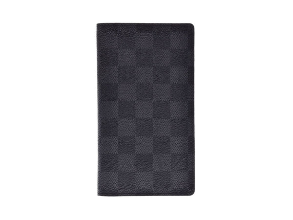 Louis Vuitton Grfitt Agenda Posh Black R20975 Men's Genuine Leather Notebook Cover AB Rank LOUIS VUITTON Used Ginzo