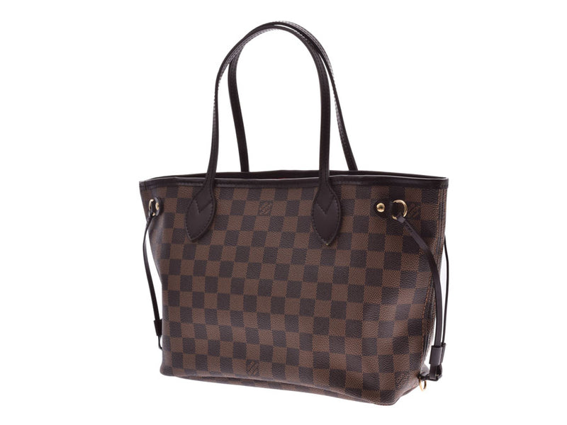 ルイヴィトン ダミエ ネヴァーフルPM ブラウン N51109 旧型 レディース 本革 ハンドバッグ Aランク LOUIS VUITTON 中古 銀蔵