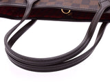 Louis Vuitton Damier Neverfull PM Brown N51109 Old Model Ladies Leather Handbag A Rank LOUIS VUITTON Used Ginzo