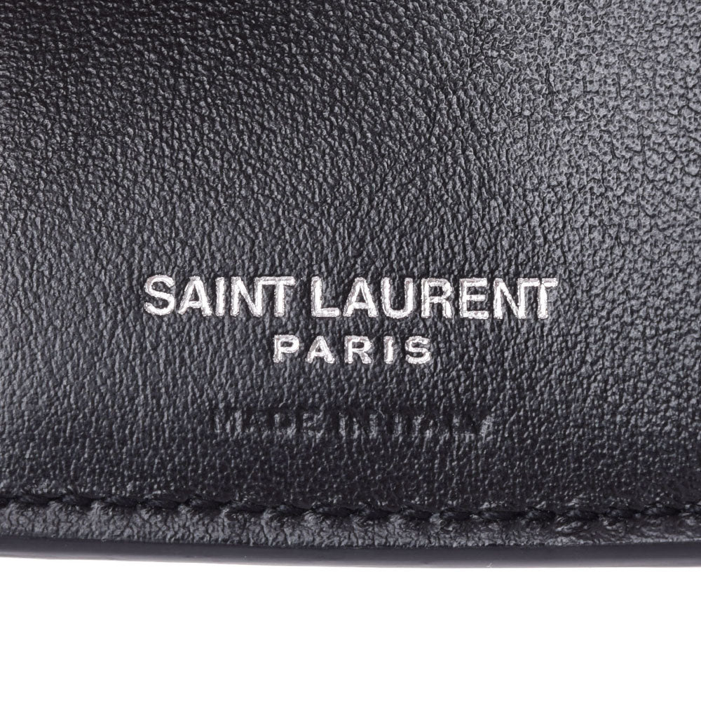 サンローランコンパクトウォレット ハートスタッズ 黒 ユニセックス 二つ折り財布 SAINT LAURENT 中古 – 銀蔵オンライン