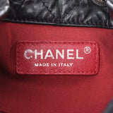 CHANEL GABRIEL BACKPACK 14143 Black Gold/Silver Fittings Women's Calf Ruck Daypack CHANEL Used