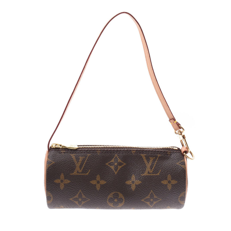 30 14145 Louis Vuitton papillon brown Lady's monogram canvas handbag M51385 LOUIS VUITTON is used