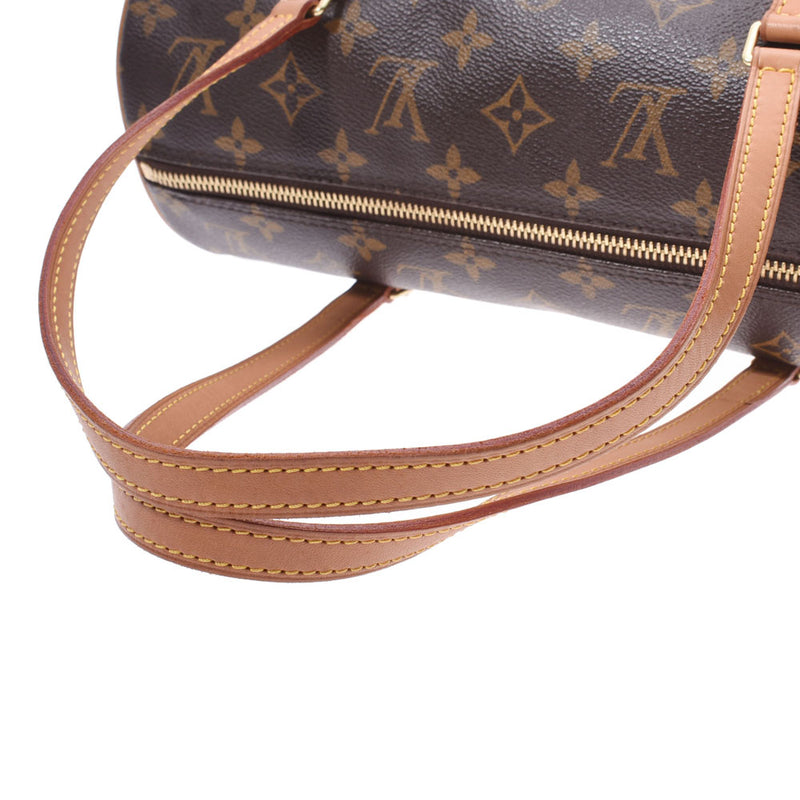 30 14145 Louis Vuitton papillon brown Lady's monogram canvas handbag M51385 LOUIS VUITTON is used