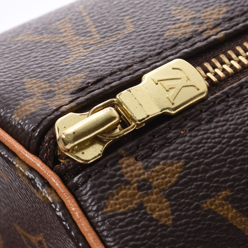 30 14145 Louis Vuitton papillon brown Lady's monogram canvas handbag M51385 LOUIS VUITTON is used