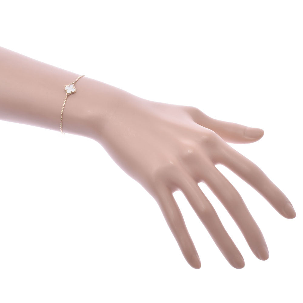 【美品】ヴァンクリーフアンドアーペル スウィートアルハンブラブレスレット ヴァンクリーフ＆アーペルスウィートアルハンブラ レディース