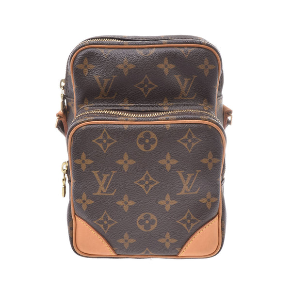 LOUIS VUITTON路易威登Amazon Monogram Brown Unisex Monogram Canvas帆布单肩包M45236二手