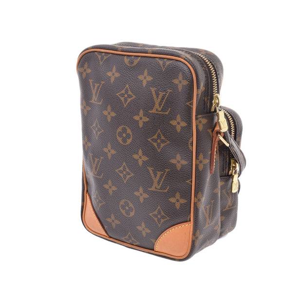 LOUIS VUITTON路易威登Amazon Monogram Brown Unisex Monogram Canvas帆布单肩包M45236二手