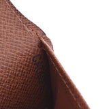 LOUIS VUITTON路易威登Monogram Portofoille Vienois旧类型邮袋型棕色M61674女士会标帆布双折钱包AB等级二手Ginzo