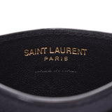 SAINT LAURENT圣罗兰卡套黑色金色金属零件中性皮革卡套二手货