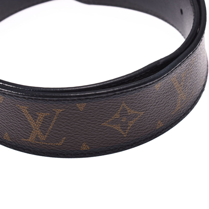 LOUIS VUITTON ルイヴィトンマカサー サンチュール 95cm 
 モノグラム ブラウン/黒 シルバー金具 メンズ ベルト
 M9007T 
 中古