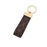 Louis Vuitton Polka Claire dragonne Monogram brown gold hardware Unisex Monogram canvas key holder m65221