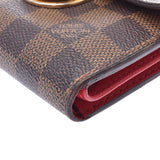 LOUIS VUITTON Louis Vuitton Damier Portofeuille Koala Brown N60005 Unisex Damier Canvas Tri-fold Wallet B Rank Used Ginzo