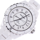 CHANEL Chanel J12 42mm H2981 Men' s white ceramic/SS wristwatch, white, "A Rank," used in silver.