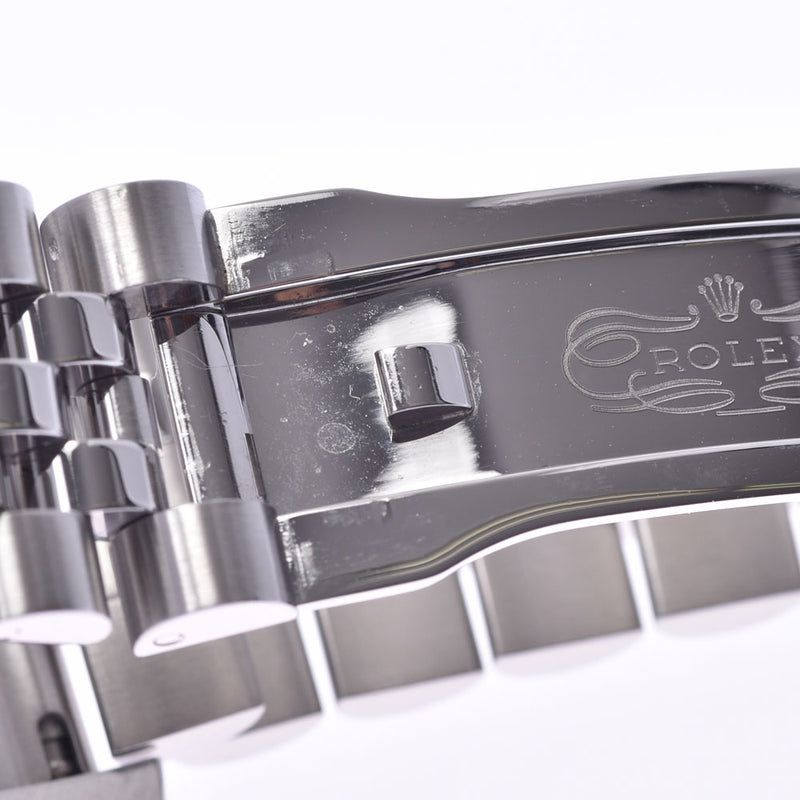 ROLEX ロレックス デイトジャスト 10Pダイヤ ルーレット刻印 116234G メンズ WG/SS 腕時計 自動巻き シルバー・10Pダイヤ文字盤 Aランク 中古 銀蔵