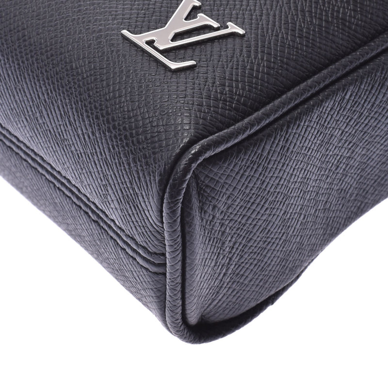LOUIS VUITTON Louis Vuitton Taiga Alex Messenger Noir M30260 Men's Leather Shoulder Bag Unused Ginzo