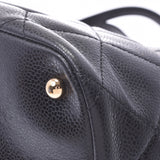 CHANEL Materasse Chain Tote Black Gold Hardware Ladies Soft Caviar Skin Tote Bag A Rank Used Ginzo