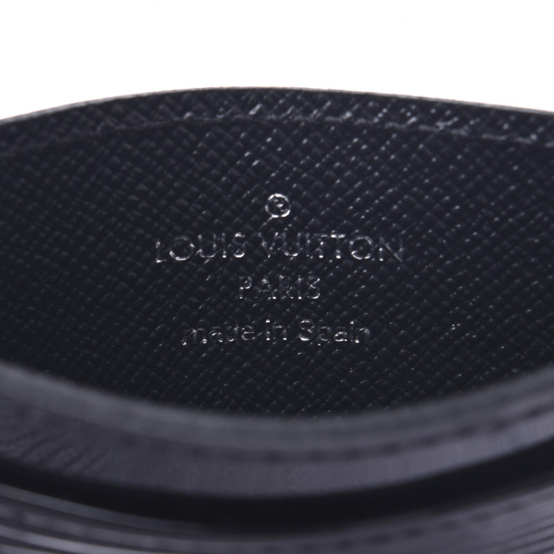 LOUIS VUITTON Louis Vuitton Porto Cult Sunpool Epi Electric Noir (Black) M6030N Unisex Card Case Shindo Used Ginzo