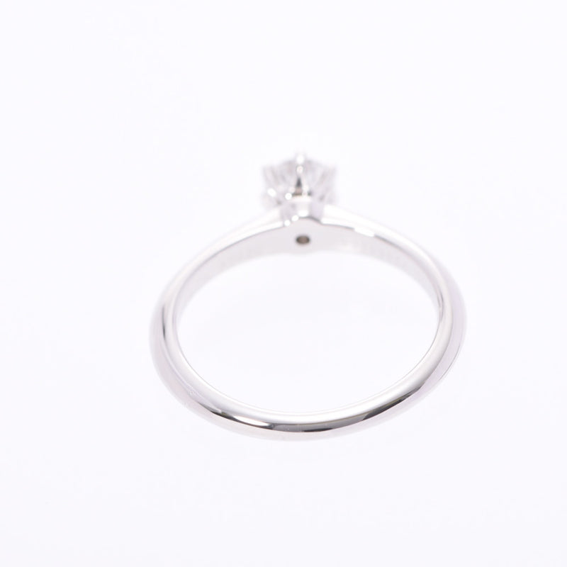 TIFFANY&Co. Tiffany solitaire ring diamond 0.39ct #10 10 Lady's Pt950 platinum ring, ring A rank used silver storehouse