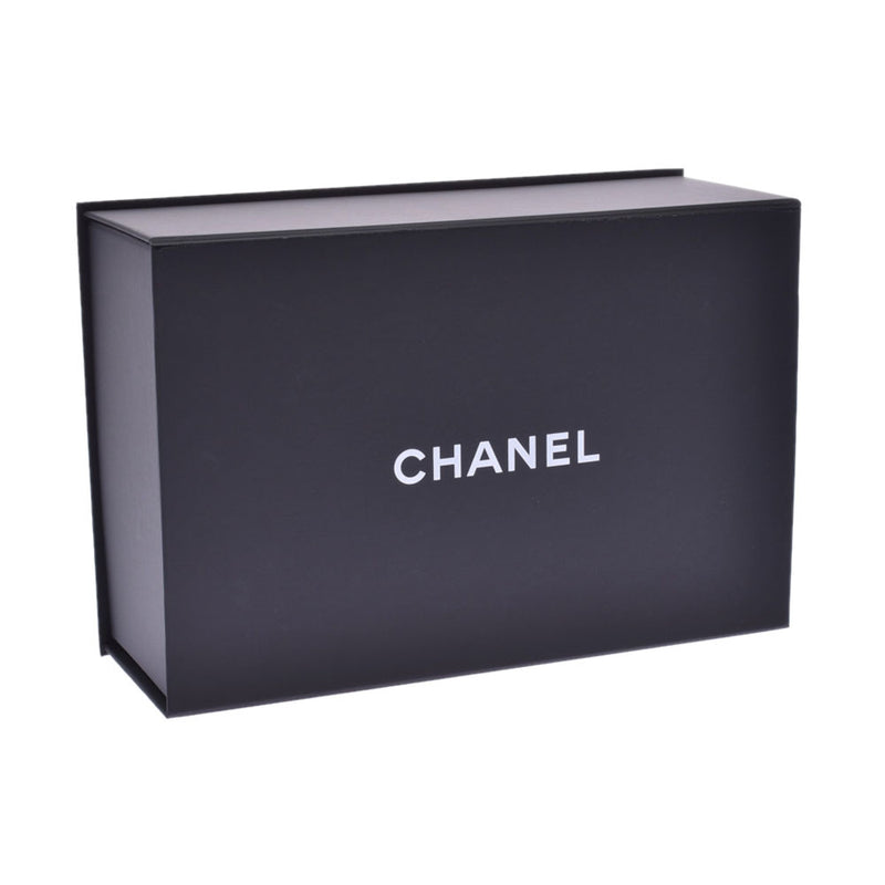 CHANEL Chanel mattrasset chain shoulder bag black gold hardware women's caviar skin shoulder bag unused silver