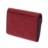 Louis Vuitton Monogram assorted patent feuille Zoe scarlet (MK) m58879 Unisex leather triple Wallet