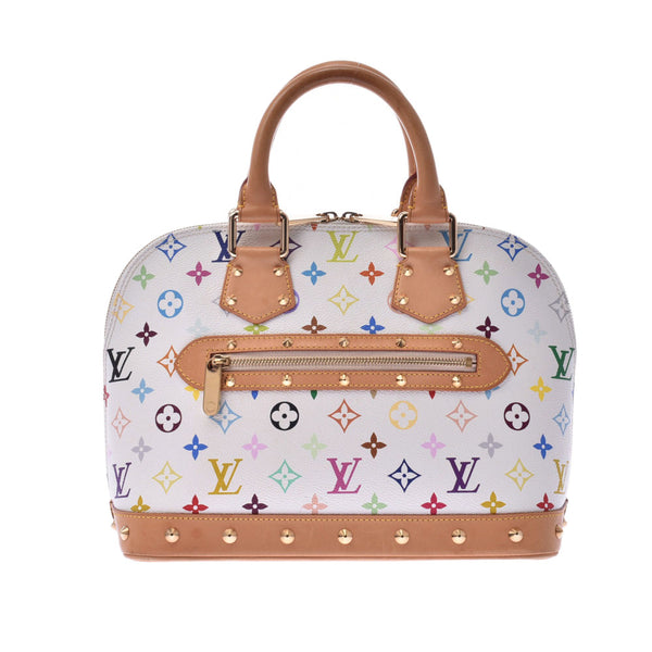 LOUIS VUITTON Louis Vuitton Multicolor Alma Bron (White) M92647 Ladies Monogram Multicolor Handbag B Rank Used Ginzo