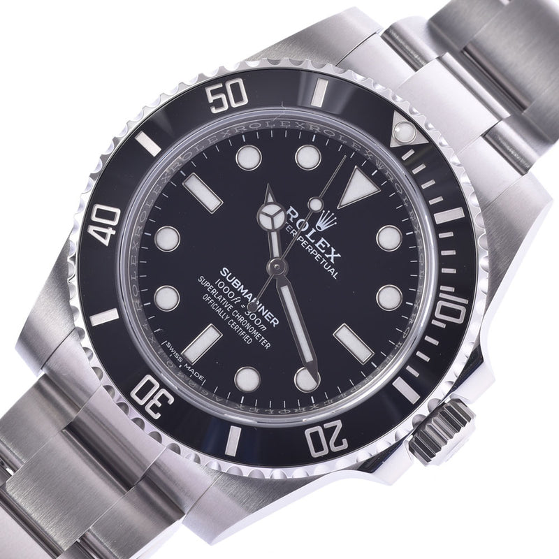 ROLEX Rolex [Cash Special] Submariner Black Bezel 114060 Men's SS Watch Automatic winding Black Dial Unused Ginzo
