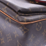 LOUIS VUITTON路易威登Monogram Vivasite GM棕色M51163女士Monogram帆布皮革手袋B等级二手Ginzo