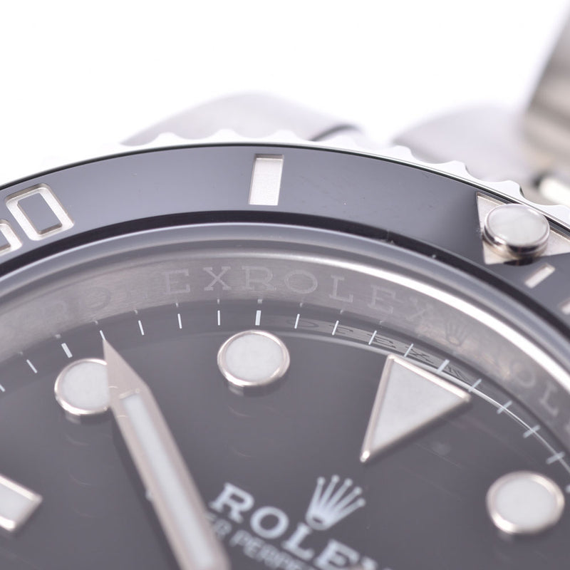 ROLEX Lorex Submarina 116610LN Men' s SS wristwatch: black, literally, black, a rank, used, used silver.
