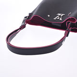 LOUIS VUITTON Louis Vuitton Lock Me Bucket Noir (Black) M54677 Ladies Leather Shoulder Bag A Rank Used Ginzo